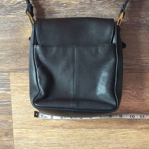 Black and Gold Crossbody Bag Handmade - Picture 3 of 14